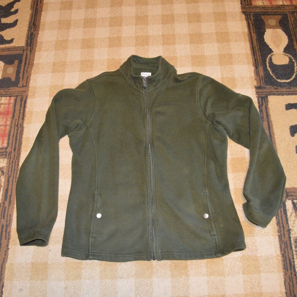 Columbia Women's Green Fleece Jacket Size L